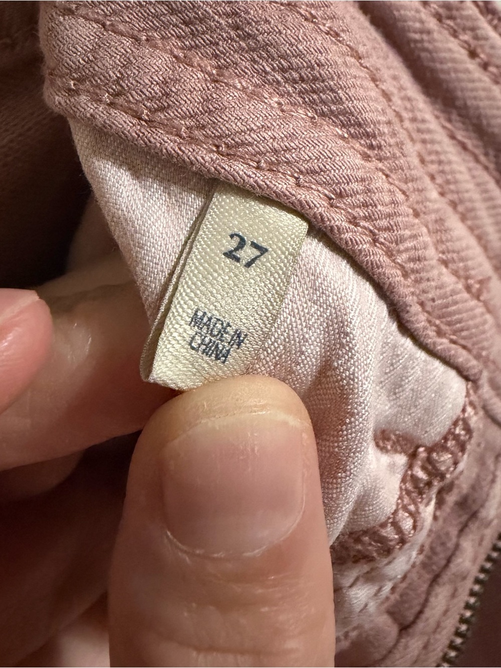 Faherty Stretch Terry Harbor Pants Mauve Pink Wide Leg High Rise Size 27 cotton - Picture 10 of 12